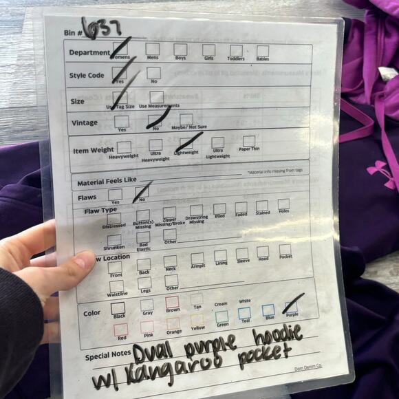 UA Under Armour Two Tone‎ Purple Colorblock Womens Medium Fleece Divide Hoodie - Picture 8 of 8